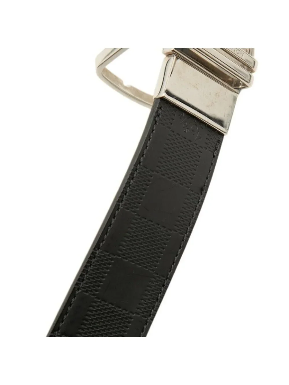 Louis Vuitton Damier Infini Boston Belt 100 40 Black Leather